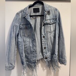 Blank NYC Fringe Denim Jacket